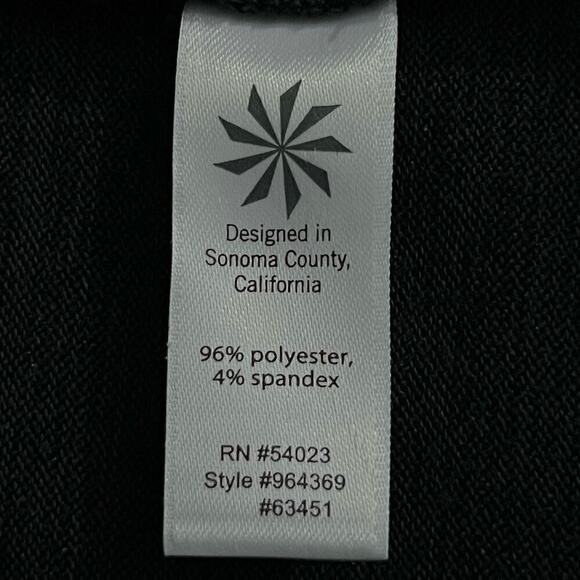 Athleta Haven II Open Front Cardigan Women’s Sz S Gray Drape Wrap Waterfall - Picture 7 of 9